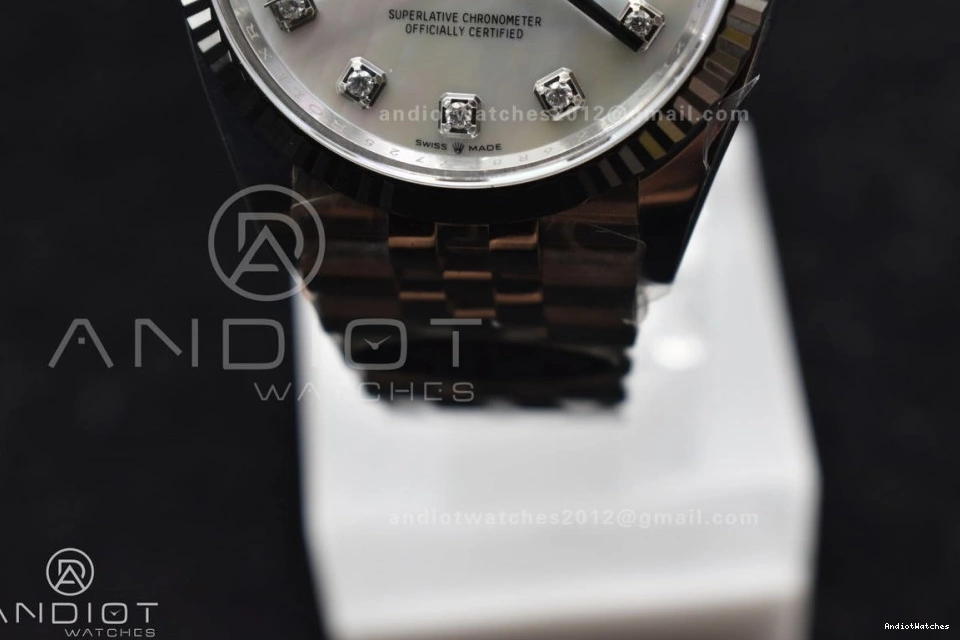 Clean MOP Dial 904L Bracelet Steel 36 Chic 570 Diamonds DateJust Jubilee 126234 on VR Edition White 1:1 Best 0328